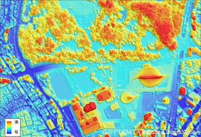 50cm解像度地形データ（高精細DSM）