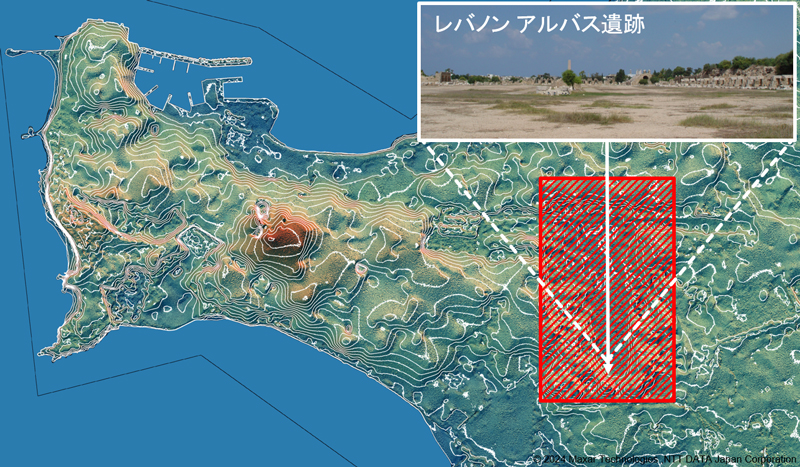 考古学,レバノン,遺跡調査,人工衛星