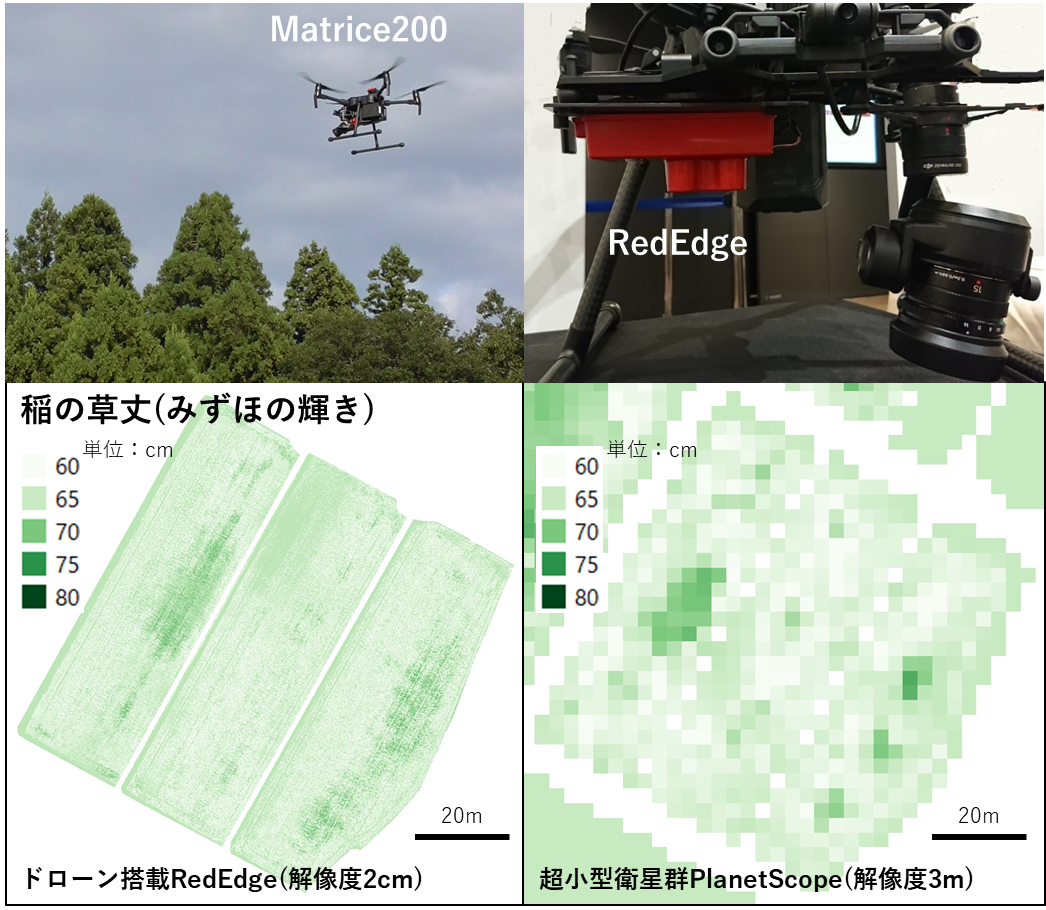 Smart Agriculture Using Satellites and Drones